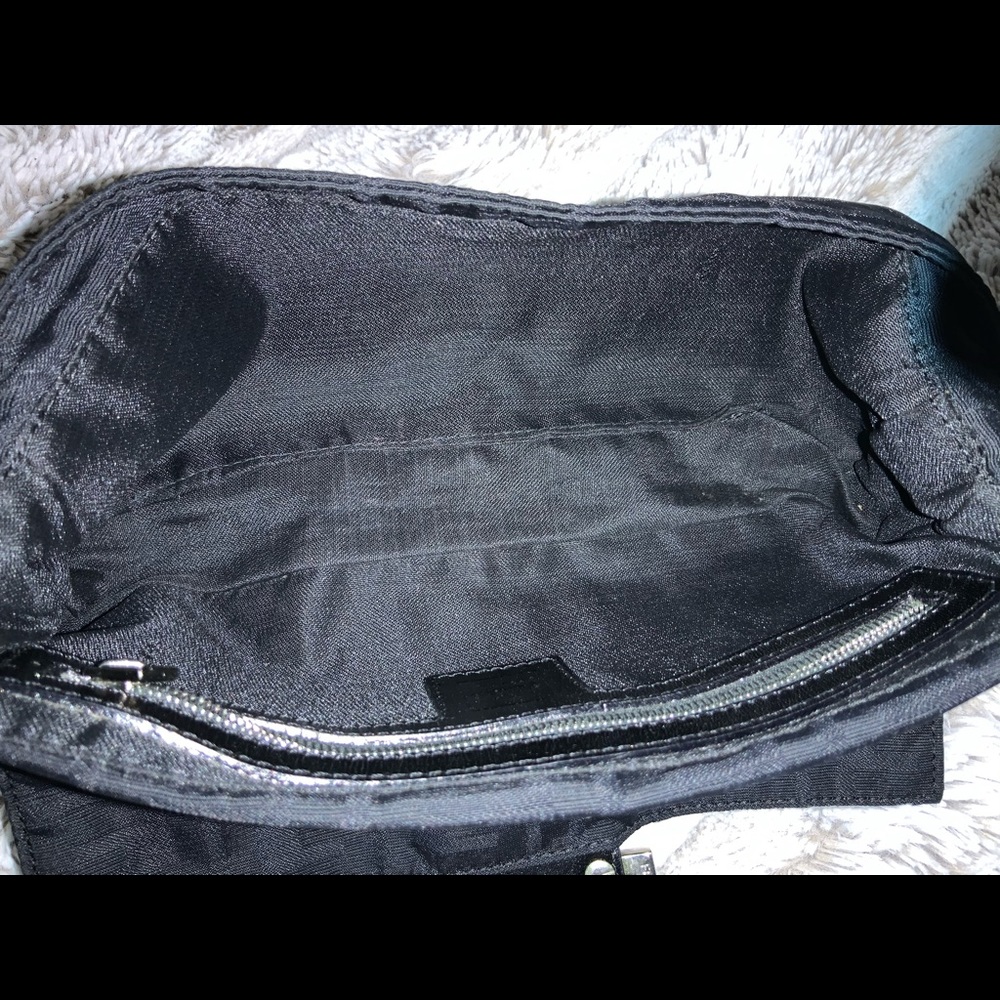 Fendi Zucca Baguette black nylon w/ silver - Picture 6 of 7